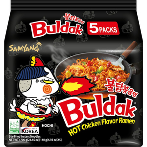 ซัมยัง รสไก่เผ็ด 2 เท่า 140 กรัม บะหมี่กึ่งสำเร็จรูปเกาหลี รสเผ็ดร้อน พร้อมงาและสาหร่าย ขายส่ง - Product Image 2
