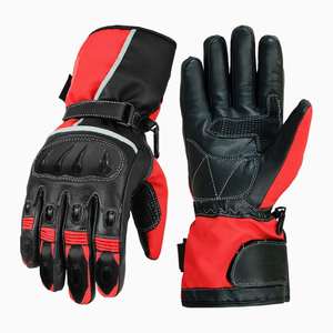 Gants de moto de qualité supérieure unisexes à doigts entiers compatibles avec les écrans tactiles pour la conduite, la course sur route, le cyclisme avec une protection renforcée - Product Image 1