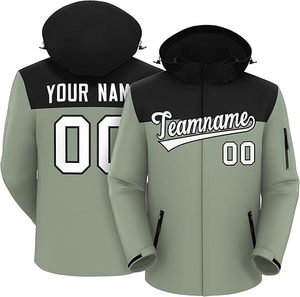 Veste coupe-vent personnalisée avec logo OEM, veste de sport pour homme, veste coupe-vent légère de grande taille pour homme - Product Image 3