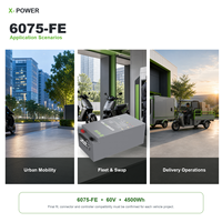 Batterie lithium-ion X-POWER XP-S600 72V 30Ah 2160Wh avec BMS Bluetooth intelligent et boîtier métallique pour moto électrique, vélo électrique, scooter