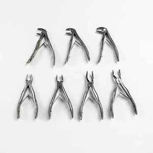 Ensemble de 7 forceps dentaires manuels en acier inoxydable de haute qualité, poignée ergonomique, utilisation chirurgicale générale, classe I - Product Image 4
