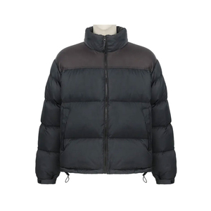 Winter Eco-Friendly Insulated Waterproof Windproof Zipper Puffer Jacket Anti-UV Protection Lightweight Warm Outdoor Front - Product Image 1