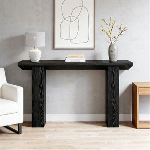โต๊ะคอนโซลหลัก โต๊ะโซฟาไม้ โต๊ะทางเข้ายาว โต๊ะคอนโซลทนทานสำหรับตกแต่งบ้าน - Product Image 2