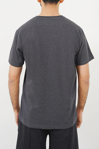 T-shirt de haute qualité pour homme, design tendance, décontracté, en coton lourd 100%, coupe ample, uni - Product Image 2