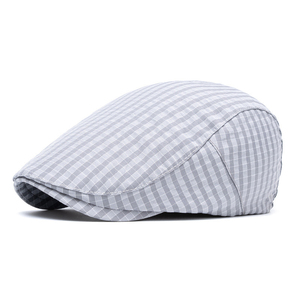 Wholesale Premium Cowhide Leather Flat <b>Cap</b> Warm Winter Ivy <b>Cap</b> OEM OEM Custom PU Leather Newsboy Flat <b>Cap</b> <b>Vintage</b> Gatsby - Product Image 2