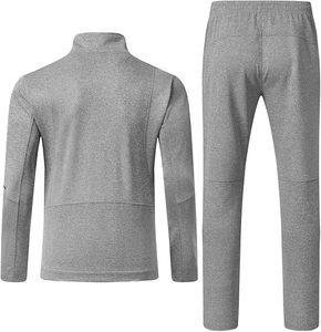 Men's <b>Tracksuit</b> Customize Logo 2 Piece Running Sports For Men Full Zip Athletic Jackets and Pants Outfits - Product Image 6