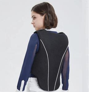 Chaleco de equitación para mujer, neopreno transpirable, color sólido, tejido de seguridad - Product Image 6