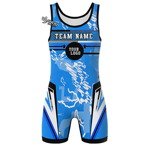 2026 Custom Men's Wrestling Singlets Front <b>Heat</b>-Transfer Printing Stretch Lightweight Durable 200gsm Spandex/Polyester Fitted - Product Image 3