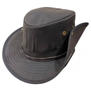 Custom Logo Radish Brown Safari Sun <b>Hats</b> UV Protection Water Resistant Cotton Traveler <b>Hats</b>-Medium XXL Sizes for Beach Fishing - Product Image 1
