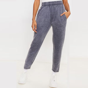 Pantalon de survêtement skinny pour femme, 100% coton, qualité supérieure, coupe personnalisée, résistant au vent, écologique, avec traitement anti-acide pour l'hiver - Product Image 1