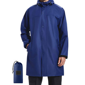 Premium Quality <b>Rain</b> <b>Coat</b> For <b>Men</b> Lightweight Waterproof Hooded Outdoor <b>Rain</b> Wear Custom Logo Casual Travel Jacket - Product Image 1
