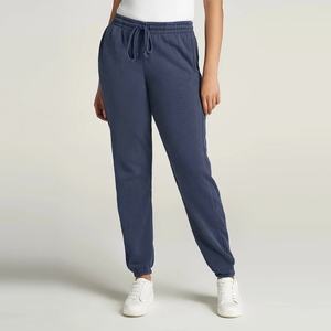New Style Solid Color High Waist <b>Drawstring</b> Casual <b>Trousers</b> For Ladies Customizable Baggy Oversized Women Sweatpants - Product Image 1