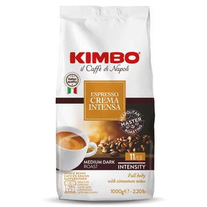 Café Molido Tostado Oscuro Kimbo Intenso, 250g, Italiano, con Aroma Intenso y Carácter Audaz, Venta al por Mayor - Product Image 1
