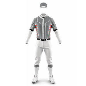 Uniforme de Softbol Personalizado, Jersey con Botones, Pantalón con Cintura Elástica de Manga Larga, Servicio OEM, Uniforme de Béisbol Unisex para Jugadores - Product Image 5