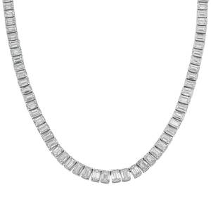 Collier de luxe en moissanite très demandé, chaîne étincelante, bijoux de mode pour hommes et femmes, en vente - Product Image 3