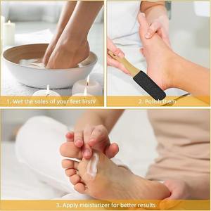 Lima para pies, material de madera de haya, cómoda, antideslizante, duradera, para eliminar piel muerta, pulir pies y raspar callosidades - Product Image 6