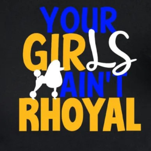 YOUR GIRLS IN RHOYAL เสื้อยืดพิมพ์ลายกราฟิกสำหรับผู้หญิง สีดำ แขนสั้น คอกลม แฟชั่นลำลอง สตรีทแวร์ แบบกำหนดเองได้ - Product Image 5