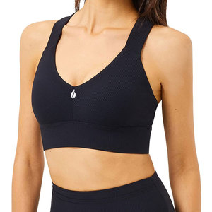 Sujetador Deportivo Personalizado sin Costuras para Mujer, de Alta Sujeción, para Yoga, Gimnasio, Correr, Ejercicio, Ropa Deportiva Elástica, Sujetador Deportivo Personalizado OEM - Product Image 2