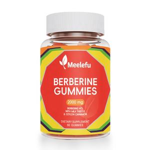 Meelefu OEM/ODM berberine อาหารเสริม gummies with ceylon Cinnamon Candy, ขมิ้น, แมกนีเซียม, โครเมียมสำหรับพลังงานและสุขภาพ - Product Image 1
