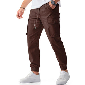 Pantalons cargo pour hommes les plus vendus, plusieurs poches, durables, tissu en polyester et coton, nouveau style, pantalons cargo de voyage élégants - Product Image 1