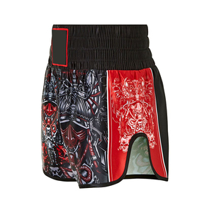 Pantalones Cortos de Boxeo y MMA Unisex para Hombre y Mujer, Logotipo Personalizado, Ropa de Lucha de Artes Marciales de Poliéster, Disponibles para Muay Thai - Product Image 4