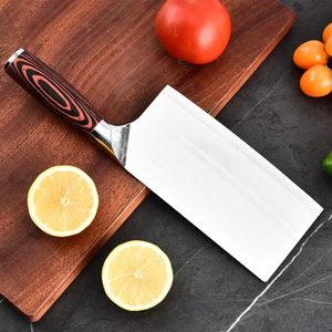 Couteau à découper la viande LEGACY BLADES, fait main, en acier à haute teneur en carbone, écologique, passe au lave-vaisselle, lame tranchante comme un rasoir, manche en bois, pour la cuisine - Product Image 6
