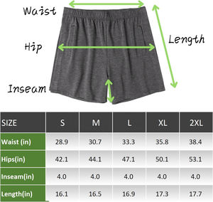 Shorts de sport décontractés pour hommes, taille élastique, séchage rapide, respirants, en coton/toile, pour la musculation, saison estivale - Product Image 6
