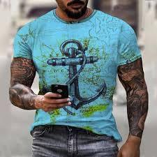Camiseta estampada para hombre de alta calidad a precio de fábrica, impresión digital DTG, diseño personalizado, suave, transpirable, informal, para verano. - Product Image 2