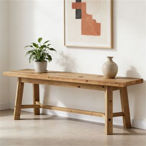 Solid Wood Entrance Bench <b>Stool</b> Shoe Bench <b>Dining</b> <b>Table</b> Chair-Elegant Home Furniture - Product Image 4