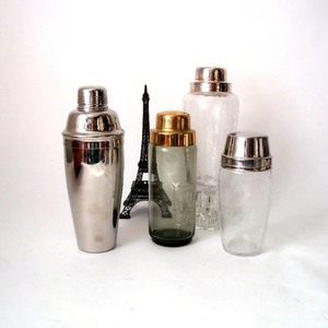 Handmade Metal & Glass Cocktail <b>Shaker</b> Barware Supplies Alcohol Wine Stainless Steel Cocktail <b>Shaker</b> <b>Bottle</b> - Product Image 2
