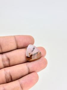 Agate de Montana 100% naturelle, pierre précieuse en vrac, magnifique cabochon brun, formes variées, Sambhav Jewels, haute qualité, certifiée par une tierce partie - Product Image 6