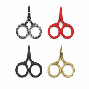 Premium Matte Black Embroidery <b>Scissors</b> Stainless Steel Fine Tip Sharp <b>Sewing</b> Tool for Tailors - Product Image 6