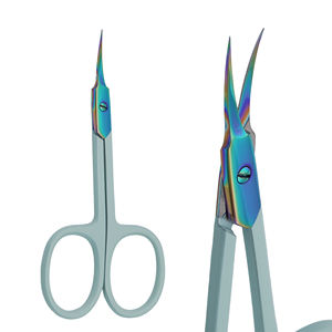 Ciseaux à cuticules en acier inoxydable de qualité supérieure, lames affûtées, pointe en forme de tour, outils de manucure, beauté, pliables - Product Image 3