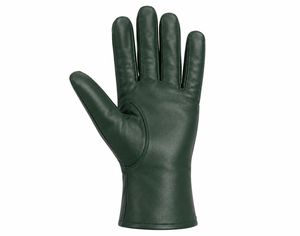 Gants en cuir véritable vert, style uni sans doublure, design confortable et léger pour un usage quotidien en hiver et pour les activités décontractées en extérieur - Product Image 5