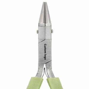 Alicates de punta redonda de nailon para hacer joyas, herramienta para formar bucles de alambre sin rayas, hechos de acero inoxidable de alta calidad - Product Image 1