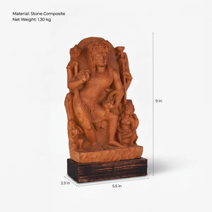 Sculpture de Shiva de Natesh |   Réplique de l'Idole de Shiva Nataraj dansant du 8ème siècle, provenant d'un musée - Product Image 5