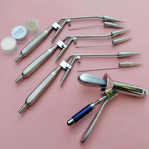 เครื่องดูดริดสีดวงทวาร3X สเตนเลสสตีลเยอรมันใหม่ล่าสุดสายรัดยาง proctoscope แบบใช้ซ้ำได้ - Product Image 1