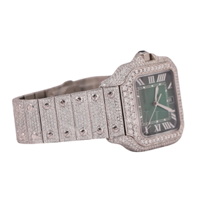 Reloj de Diamantes Moissanite para Hombre, Diseño Lujoso con Incrustaciones de Diamantes, Construcción Duradera, Disponible al Mejor Precio, Venta al Por Mayor - Product Image 3