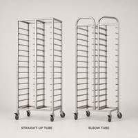 Chariot de buffet électrique Ruining personnalisé en acier inoxydable à 16 ou 32 plateaux, durable, pour la cuisson et le refroidissement, idéal pour les hôtels et restaurants