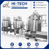 Usine de fabrication automatique d'onguents, homogénéisateur cosmétique, émulsifiant sous vide, équipement de mélange chimique pour savon et crème