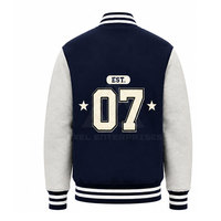 Veste de sport pour hommes, style Letterman, fermeture à boutons, logo personnalisé, fabrication directe, veste Letterman moderne pour hommes