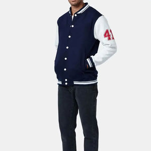 Chaqueta de Invierno Personalizada de Primera Calidad, Chaqueta de Tela de Alta Calidad, Chaquetas Lettermen para Hombre - Product Image 4