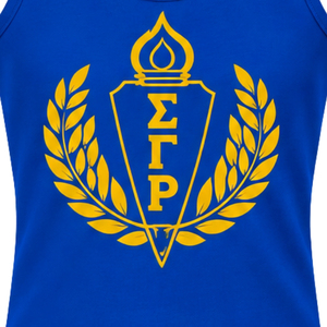 Débardeur personnalisé Sigma Gamma Rho pour femme, avec lettres grecques, sans manches, vêtement de sororité, chemise décontractée, tenue de sport, vêtement de sport pour l'entraînement - Product Image 6