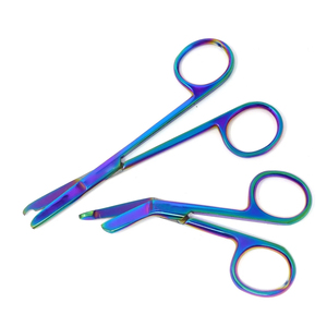 4pcs Stainless Steel Ophthalmic Microsurgical Instruments Set 12.5cm Surgical Scissors <b>Needle</b> Holders Tweezers - Product Image 6