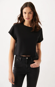 Camiseta corta para mujer, de manga corta, cuello redondo, informal, de algodón, holgada, estilo urbano, para verano, uso diario, con estampado gráfico. - Product Image 5