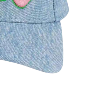 AKA Light Denim 1908 Snapback <b>Hat</b> Light Blue Denim Color Embroidered Adjustable Baseball <b>Cap</b> Unisex Casual Fashion - Product Image 3