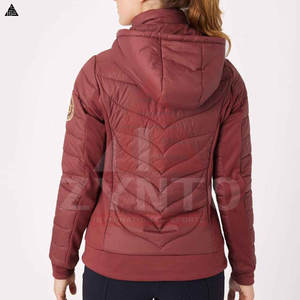 Vestes matelassées en polyester légères, imperméables, réversibles, grandes tailles, pour femmes, décontractées, pour l'extérieur, chaudes et respirantes pour l'hiver - Product Image 2