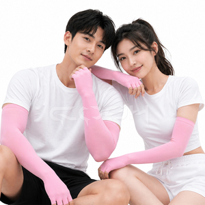 Women’s UV Protection Fingerless Gloves Stretchy Arm Sleeves For Sun Protection Driving And Fitness - Product Image 3
