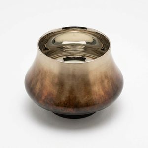 Portavelas de Latón con Plumas Hecho a Mano, 11 cm, Bronce Atardecer Ombre, Decoración para Hogar/Hotel, Regalo para Bodas - Product Image 3