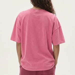 เสื้อยืดผู้หญิงคอกลมสีพื้นเรียบง่ายแฟชั่นลำลองขายดี สไตล์ฮิปฮอป น้ำหนักเบา รับสั่งทำ - Product Image 6
